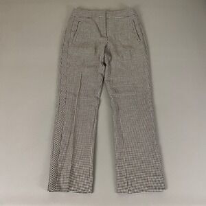 ME+EM Trousers Pants Houndstooth Women's Black White EUC Wool Blend
